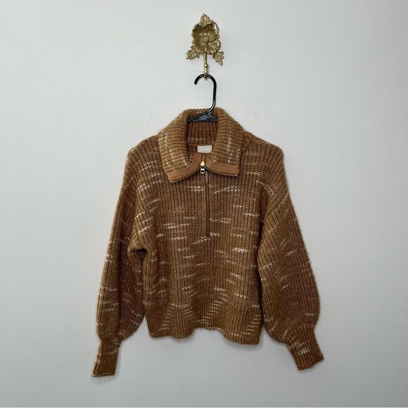 Varley Ridley Dalmation Half-Zip Knit XS - Picture 1 of 7